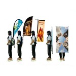 Backpack Flag and Backpack X Banner
