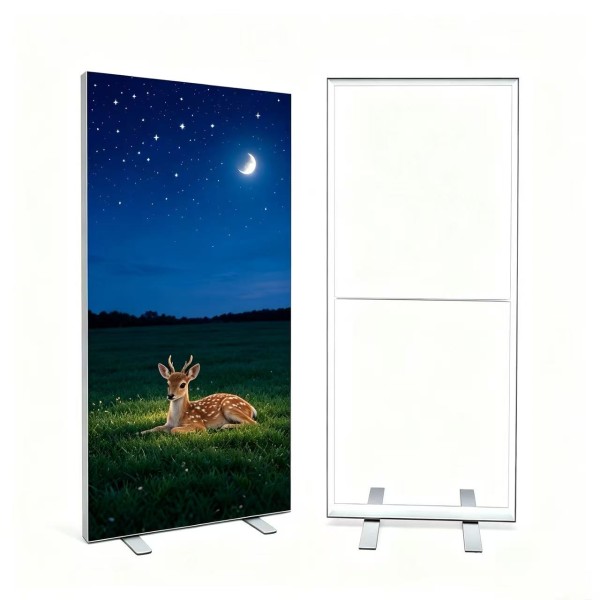 LED SEG Freestanding Frame Silicon Edge Textile
