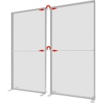 LED SEG Freestanding Frame Silicon Edge Textile